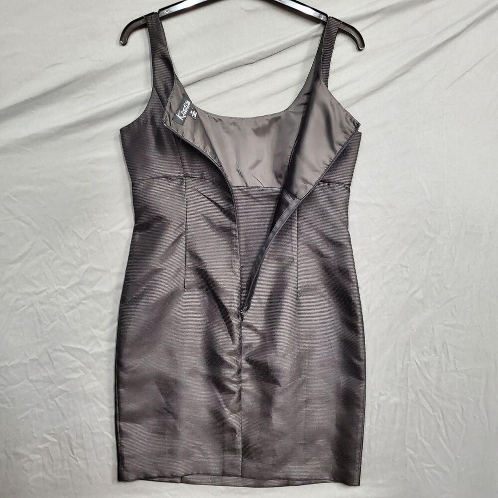 K Petite Women's Black Casual-dresses - Picture 6 of 8